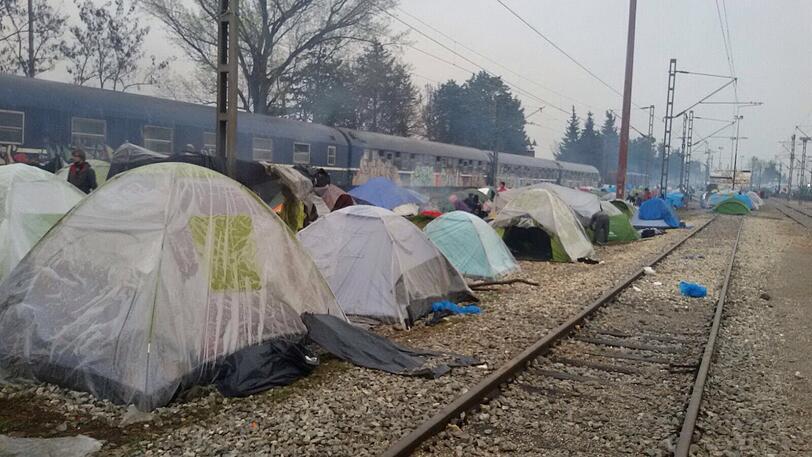 Die Zustände in dem Camp sind desaströs