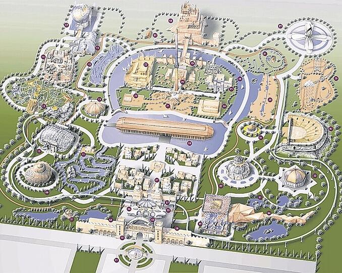 Im &bdquo;Genesis-Land&ldquo; sollen Noahs Arche, der Turm zu Babel und Jerusalems Altstadt nachgebaut werden.