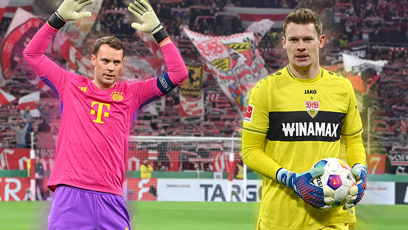 Zwei Keeper mit Schalker Vergangenheit: Bayerns Manuel Neuer (l.) und der Stuttgarter Alexander N&uuml;bel.