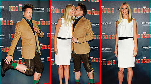 Sehen Sie Gwyneth Paltrow und Robert Downey Jr. samt Schuhplattler-Einlage in der Bilderstrecke.