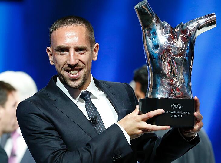 Franck Ribéry im Grimaldi Forum in Monaco.