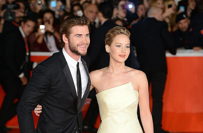 "Tribute von Panem"-Stars Liam Hemsworth und Jennifer Lawrence
