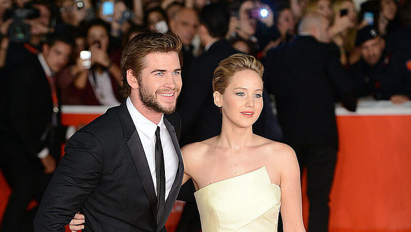 "Tribute von Panem"-Stars Liam Hemsworth und Jennifer Lawrence "Tribute von Panem"-Stars Liam Hemsworth und Jennifer Lawrence