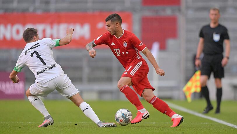 Schwach gegen Gladbach: Lucas Hernández. Schwach gegen Gladbach: Lucas Hernández.