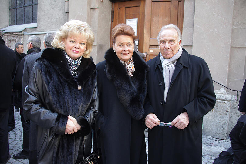 Trauerfeier für einen ganz Großen: Familie, Freunde und Bekannte trauern um Hermann Haberl