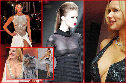 Wow: Die Designer setzen bei Alberta Ferretti und Richmond auf Transparenz.