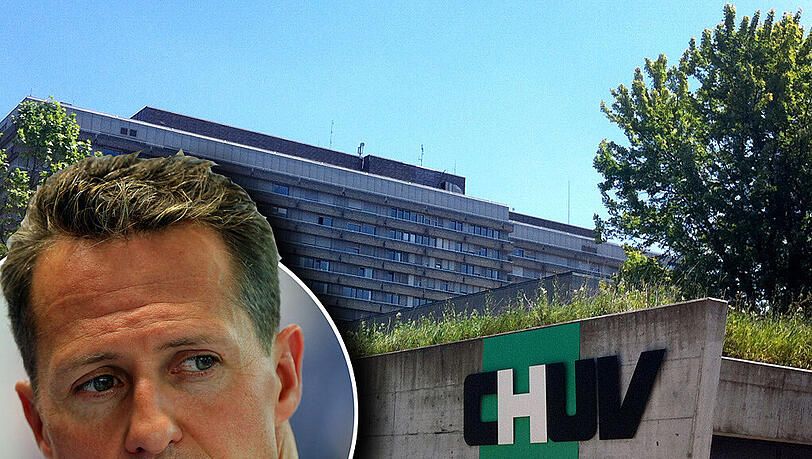 Michael Schumacher wurde nach Lausanne in die Universitätsklinik "Centre hospitalier universitaire vaudois" (CHUV)" verlegt. Michael Schumacher wurde nach Lausanne in die Universitätsklinik "Centre hospitalier universitaire vaudois" (CHUV)" verlegt.