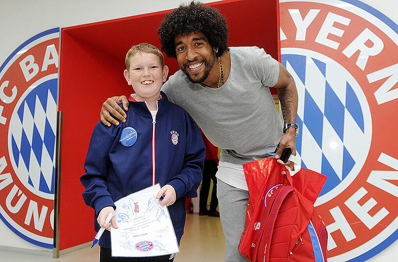 William Stuhreyer zu Gast beim FC Bayern in der Allianz Arena.