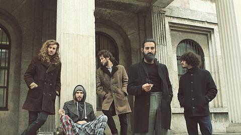 Auch dieses Foto ist nicht so alt, wie es aussieht: (v.l.): Franz Klein, Pascal Fischer, Janis Gursky, Murat Kaydirma, Julian Frohwein.