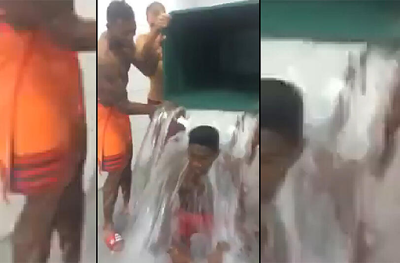 David Alaba kam der Nominierung bei der IceBucketChallenge nach