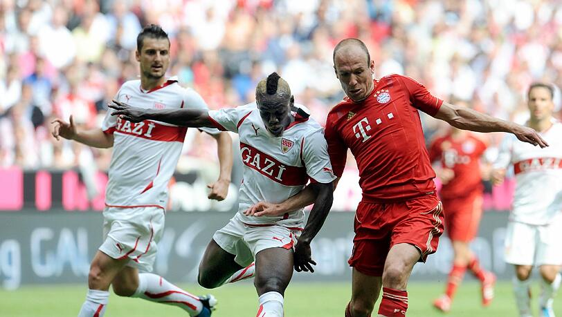 ARJEN ROBBEN: Bester Mann beim 2:1 gegen Stuttgart. ARJEN ROBBEN: Bester Mann beim 2:1 gegen Stuttgart.