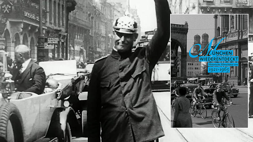 Diese historische Entdeckungsreise durch die Stadt ist ein echter Tipp: "München wiederentdeckt" (Teil 2, Filmwerte GmbH, 17,90 Euro).
Historische Szenen aus der Stadt, die das Münchner Leben in den Jahren 1921 bis 1965 zeigen. Die AZ-Sondervorführung im Arri-Kino am 18. November war restlos ausgebucht!
Zu sehen sind allesamt filmische Raritäten, die jahrelang in den unterschiedlichsten Archiven (BR, Stadtarchiv München, Bundesarchiv-Filmarchiv in Berlin und Deutsche Kinemathek) geschlummert haben und jetzt von zum Leben erweckt worden sind. Eine spannende, witzige, skurrile und melancholische Zeitreise durch ein München, das es so schon lange nicht mehr gibt &ndash; angefangen 1921 bei der Beisetzung Ludwig III., einer urkomischen Verkehrserziehung von 1924, Nachkriegsbilder (1947), ein Streifzug durch die Wirtschaftswunderzeit (1957) oder eine Tramfahrt von 1965.