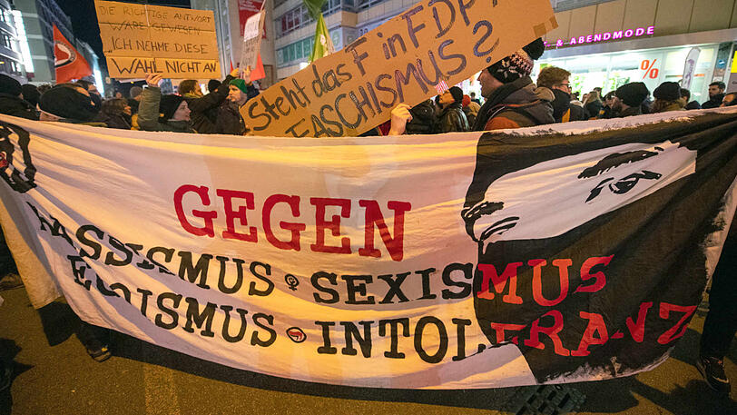 Die Bilder von der Demonstration vor dem FDP-Büro in München.