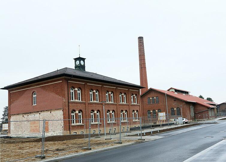 Denkmalschutz: Die historische Industriearchitektur bleibt erhalten.
