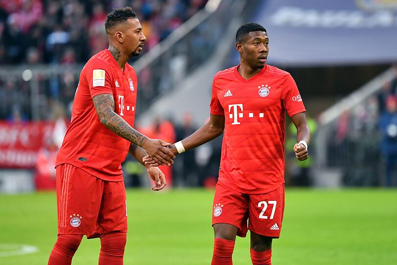 David Alaba (r.) und Jérôme Boateng haben sich in der Innenverteidigung des FC Bayern festgespielt.