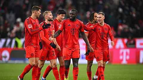 Der Vertrag von Dayot Upamecano (M.) läuft noch bis Sommer 2026.