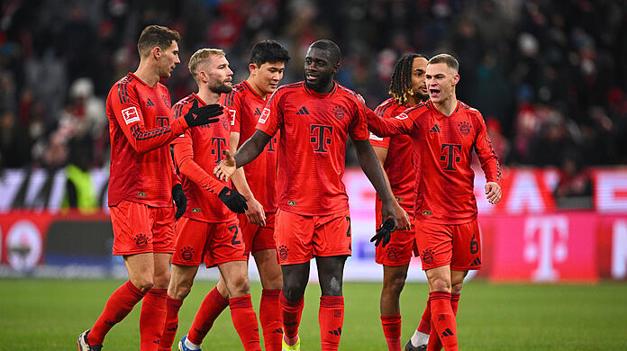 Der Vertrag von Dayot Upamecano (M.) läuft noch bis Sommer 2026.