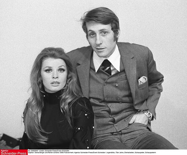 Ein Foto aus den 70er Jahren: Reiner Schöne arbeitete auch mit Schauspielerin Senta Berger. Ein Foto aus den 70er Jahren: Reiner Schöne arbeitete auch mit Schauspielerin Senta Berger.