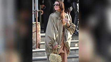 Brooke Shields bei ihrem Auftritt in Paris.