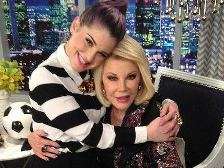 Kelly Osbourne verabschiedet sich mit diesem Bild von Joan Rivers