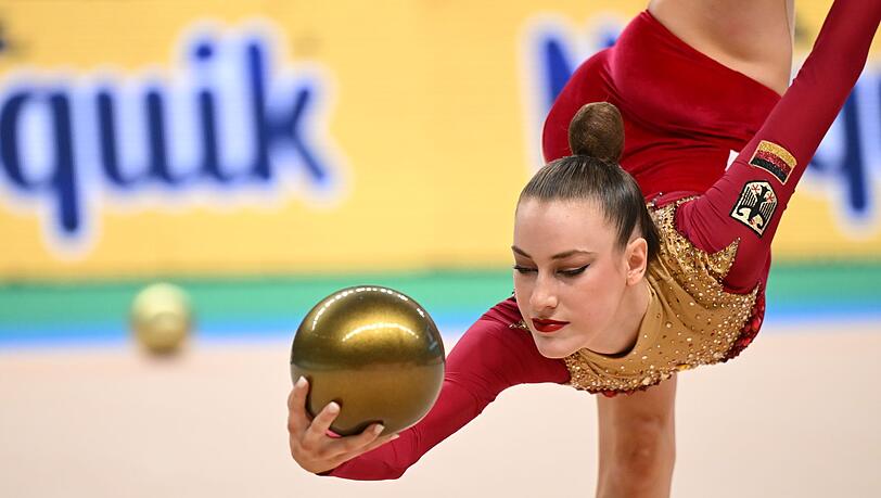 Hochkonzentriert: Darja Varfolomeev. Hochkonzentriert: Darja Varfolomeev.
