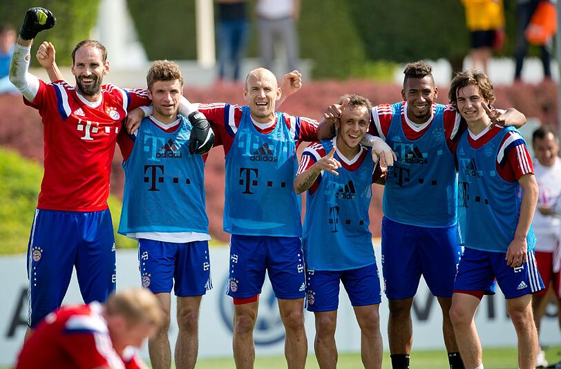 Tag 8 des FC Bayern im Trainingslager in Doha. Klicken Sie sich durch die besten Bilder