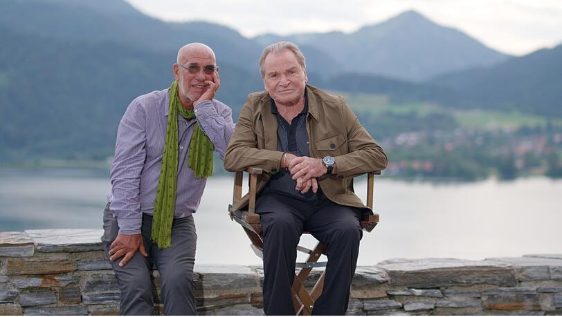 Gute Freunde: Otto Retzer und Fritz Wepper († 82).
