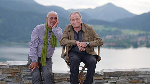 Gute Freunde: Otto Retzer und Fritz Wepper († 82).