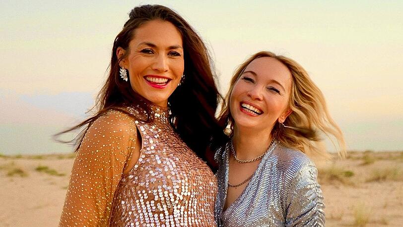 Fiona Erdmann (li.) und Julia Kautz verbindet eine langjährige Freundschaft.