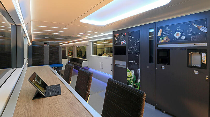 Mit dem "Ideenzug" will die Deutsche Bahn einen Ausblick darauf geben, wie Pendeln in Zukunft aussehen könnte.
