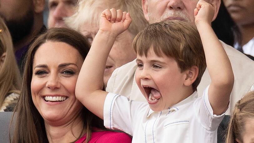 Platz 5: Prince Louis of Cambridge. Der kleinste Prinz der Briten begeisterte die Welt mit seinen Grimassen bei der Jubiläumsfeier der Queen.