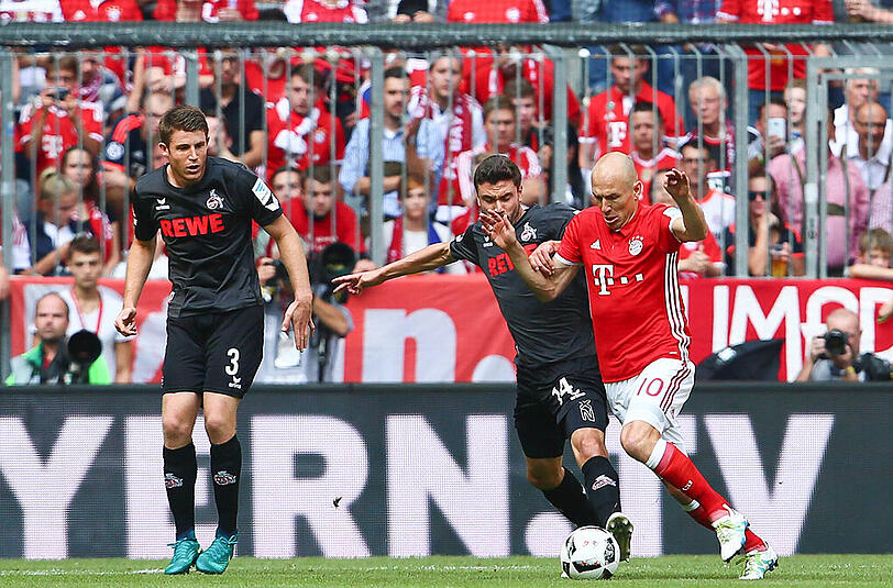 Arjen Robben: Note 3. Bei seinem Startelf-Comeback nach 210 Tagen sehr engagiert, in manchen Szenen aber ein bisschen übermotiviert. Schoss zweimal vorbei (16., 21.). Musste zur Halbzeit für Müller raus.