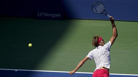 Alexander Zverev erreichte das Viertelfinale in New York.