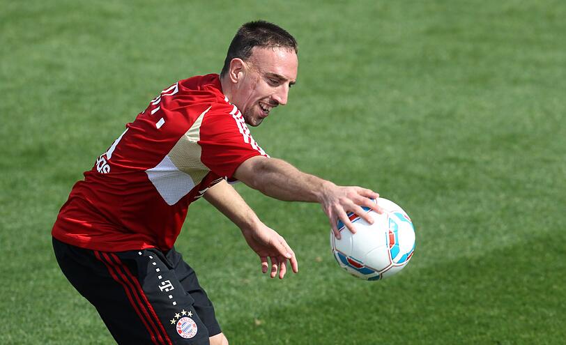Impressionen aus dem Bayern-Trainingslager in Doha.