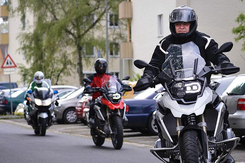 Die Biker-Saison wird in Kulmbach eröffnet: Die Bilder von der 14. Motorrad-Sternfahrt.