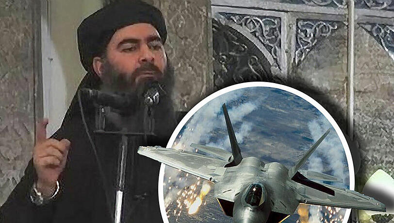 ISIS-Fürst Abu Bakr Al-Baghdadi: Ist er bei einem US-Luftangriff von einem Kampfjet getötet worden? ISIS-Fürst Abu Bakr Al-Baghdadi: Ist er bei einem US-Luftangriff von einem Kampfjet getötet worden?