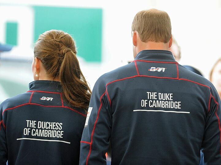 Herzogin Kate und Prinz William besuchten am Sonntag Regattasegler in Portsmouth. Die Bilder.