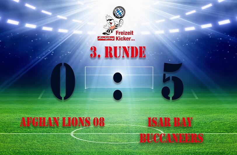 Die Bucs gewannen das Spiel in der 3. Runde.
