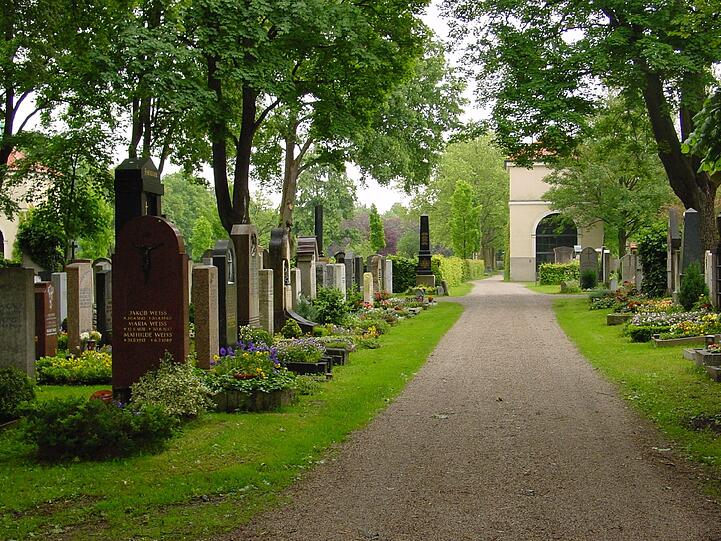 Auf dem Nordfriedhof befinden sich 34.000 Gräber.