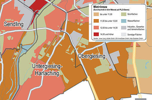 Der Mietatlas 2011 - Klicken Sie durch die Viertel