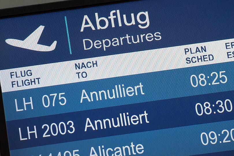 Die Gewerkschaft Ufo hatte am Montag die Flugbegleiter für diesen Donnerstag und Freitag zu einem erneuten Ausstand aufgerufen.