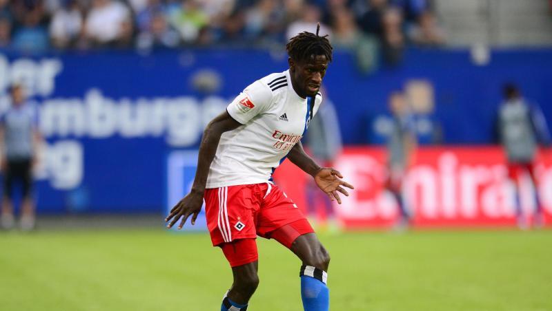 Hamburgs Bakery Jatta spielte auch gegen den VfL Bochum mit. Hamburgs Bakery Jatta spielte auch gegen den VfL Bochum mit.