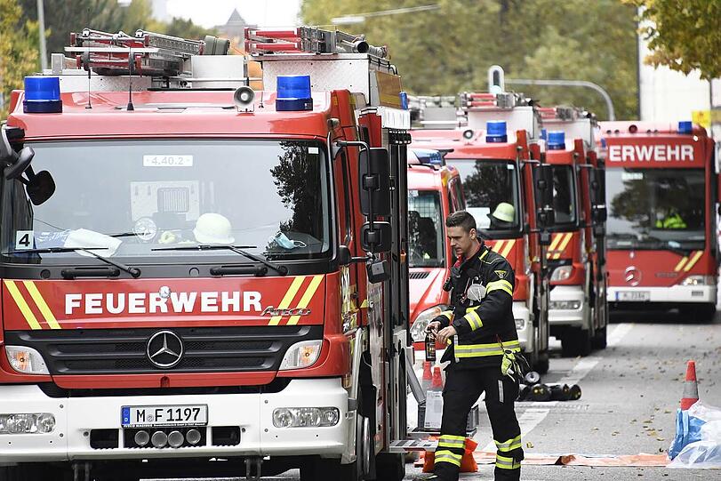 Die Feuerwehr war mit einem Großaufgebot vor Ort.