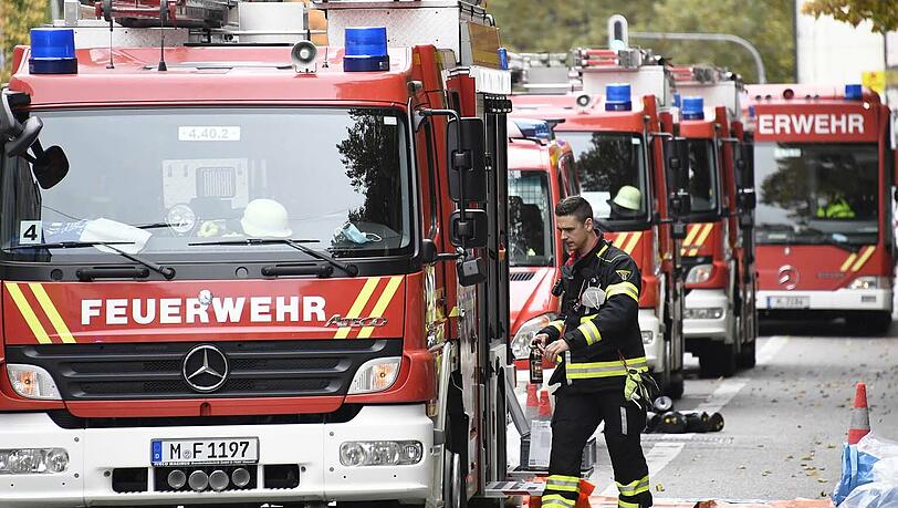 Die Feuerwehr war mit einem Großaufgebot vor Ort.