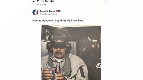 Maduro war nach seiner Gefangennahme zun&auml;chst auf einem Kriegsschiff nach Guant&aacute;namo gebracht und dann in die USA geflogen worden.