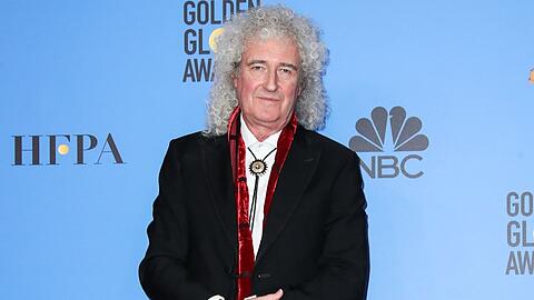 Brian May konnte eine Auszeichnung für eine Milliarde Streams in Großbritannien entgegennehmen.
