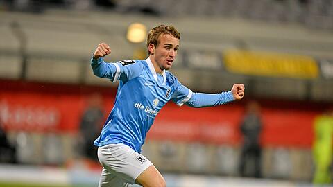 Ein Jung-Löwe schreibt Geschichte: Lorenz Knöferl wurde im Dezember 2020 zum jüngsten Profi-Torschützen in der Historie des TSV 1860.