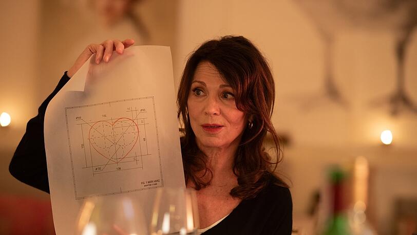 Ein konstruierter Liebesbrief mit kunsthistorischer Anspielung: Iris Berben als am&uuml;sierte Professorin.