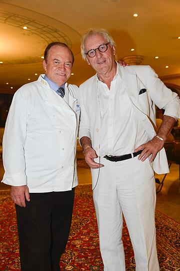 Sternekoch Heinz Winkler mit Günther Maria Halmer.