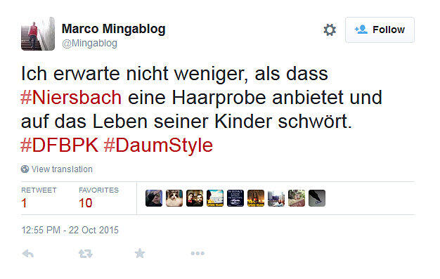 Böser Twitter-Spott nach Niersbachs "Aufklärungs-Konferenz".